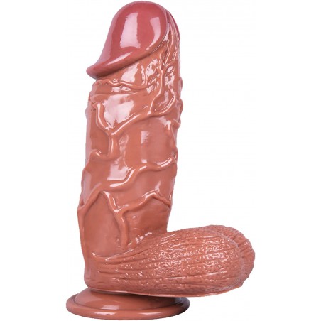 Huge Realistic Dildo, Soft Silicone Dildo with Strong Suction Cup for Hands-Free Play, Adult Sex Toys for Anal Play, Big Adult Sex Toys for Women & Men