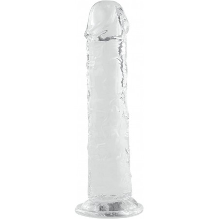 9.84'' Huge Realistic Dildo Big Jelly Dildo with Strong Suction Cup, Flexible Penis for Hand Free Play, Adult Sex Toys for Couples