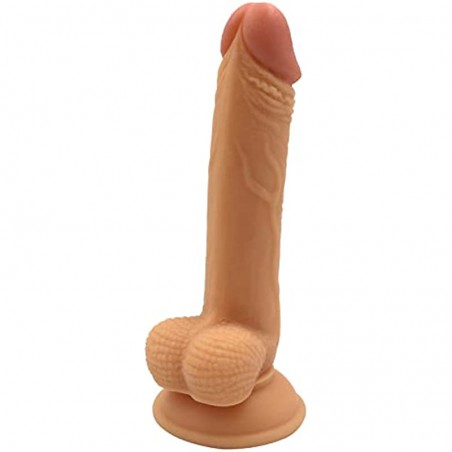 VINERFLY 8 Inch Realistic Dildo Strong Suction Cup, Ultra-Soft Dildo Hands-Free for Adult Women