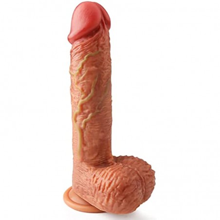 Realistic Silicone Dildo for Women: 8.3 Inch  Huge Dildo with Strong Suction Cup for Hands-Free Play,  Anal Dildo for G Spot Stimulator, Adult Sex Toys for Women