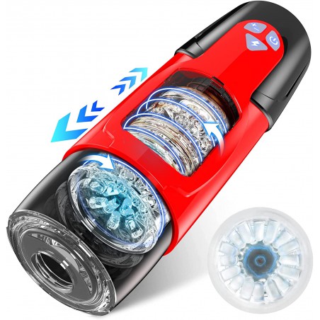 Automatic Male Masturbator, Sex Toy Male Masturbator Toy with 7 Thrusting & Rotating, Electric Pocket Pussy for Man Masturbation Male Stroker, Men's Sex Toy-Sex Toys for Men Adult Toy Sex Machine