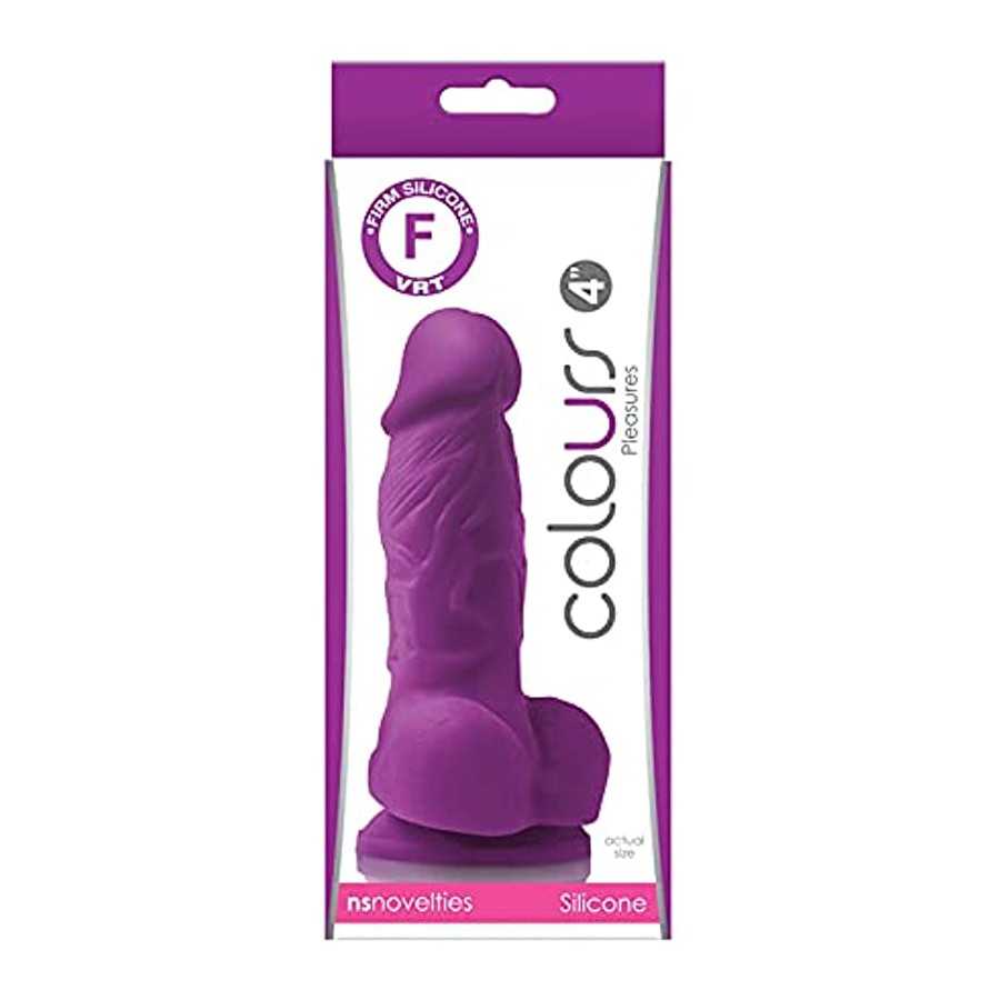 Adult Sex Toys Colours Pleasures 4in Purple
