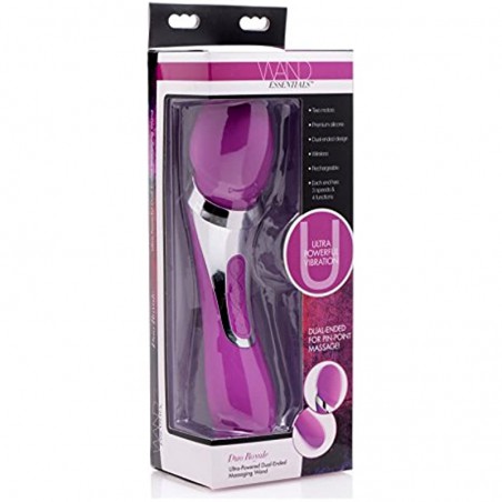  Essentials Duo Royale Ultra Powered Dual Ended Silicone Massaging 