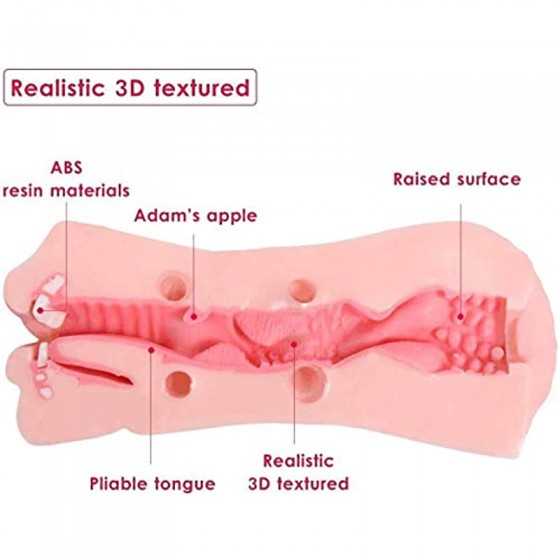 2 in 1 Male Masturbators Adult Sex Toys with 3D Realistic Textured Pocket Pussy and Tight Anus Sex Stroker,Sex Doll Adult Sex To