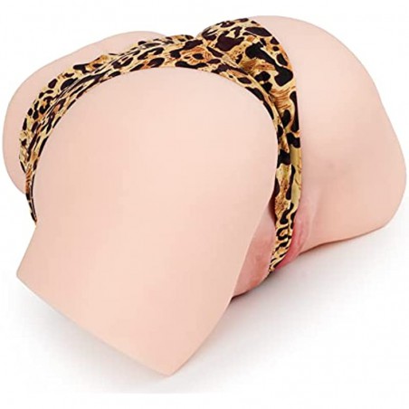 8LB Male Masturbator, Sex Toy for Men Realistic Female Adult Torso Butt Toys, Sex Dolls Pocket Pussy Ass with 3D Tight Vagina and Anal, Love Doll Hands Free Pleasure Portable(10.3X6.8X6.8inch)