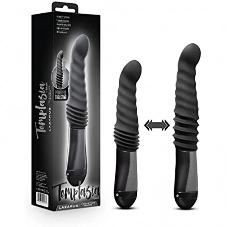6k Temptasia Lazarus Thrusting Silicone Dildo - 4.5 Inches Insertable Length and 1.5 Inches Width - 1.25 Inches Thrust Capabi