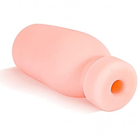 Male masturbator Aircraft Cup, Real Channel has Particles with Suction, Portable and Easy to Clean, The Shape of The Milk Bottle is Easy to Hide, Adult Carer Male Exercise Toy