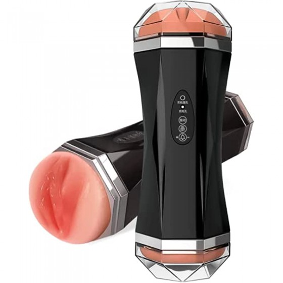 Male Masturbator, Sucking Male Masturbators Cup with Vibration & 3D Textured, Pocket Pussy Male Stroker, Adult Male Sex Toys for Men