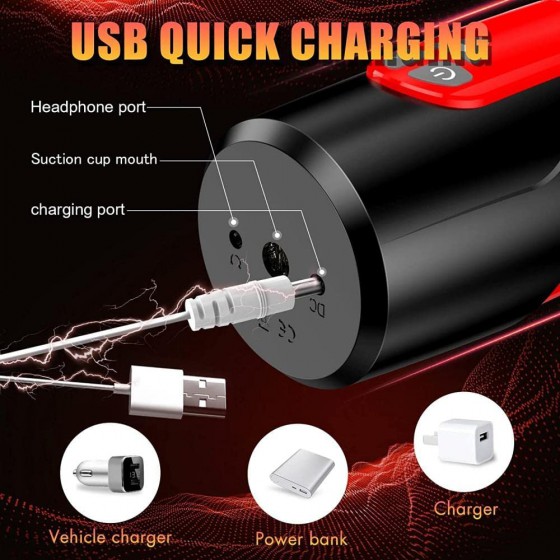 Male Masturbators Cup Pocket Pussy Hands Free Male Masturbators Toy Realistic Textured Man Masturbation Stroker Adult Sex Toys Men's Hoodies Sex Toy UU22【US in Stock】