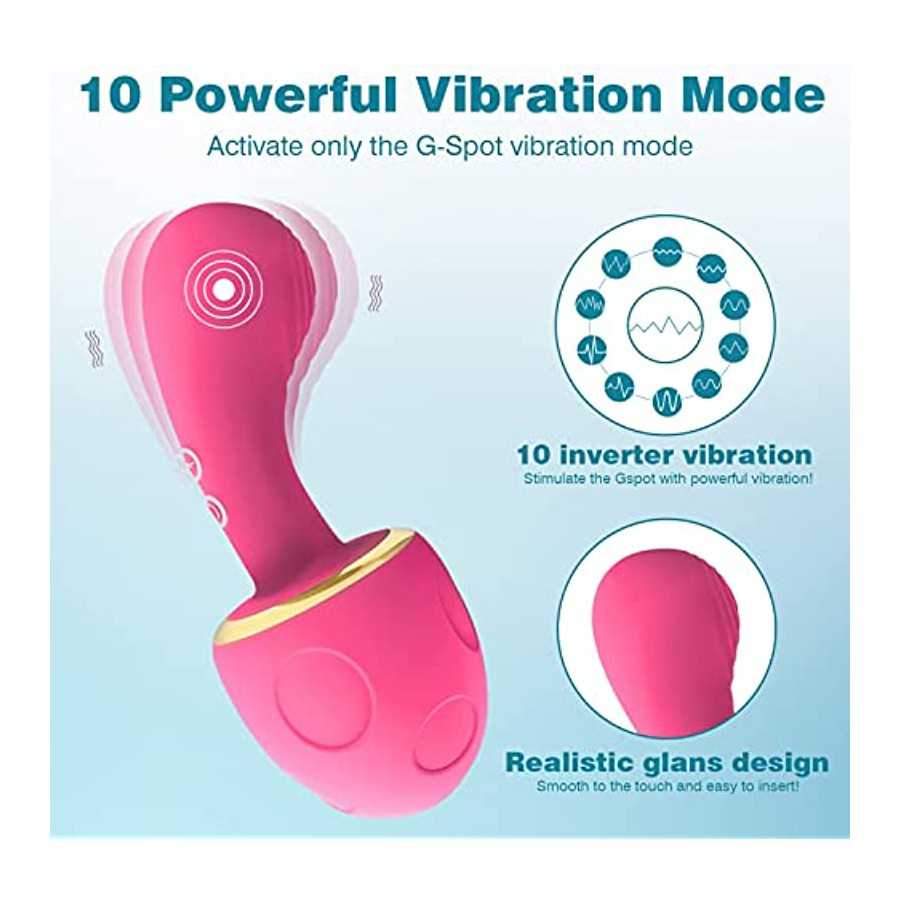 Nipple Suck Lick Vibrator for Women, 2 in 1 Realistic Vibrating Dildos with 10 Lick & 10 Vibrating Modes, Sex Toys for Women's S