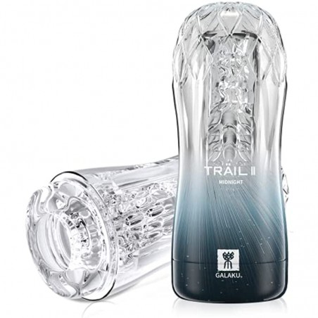 Seekiblizz Male Masturbator Cup Masturbation Sleeve Sex Toy, Portable Crystal Vagina Oral Sleeve Transparent Stroker Blowjob Sucking Stroker Easy Clean for Oral Play for Men