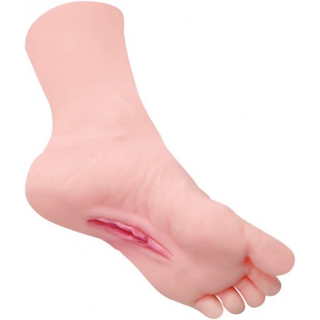 Male Masturbators Cup, Realistic Fetish Foot with Torso and Vaginal, Female Mannequin Foot Male Masturbation Stroker for Man (Right)