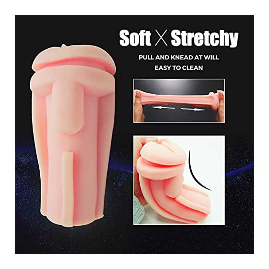 Automatic Male Masturbator Cup with 7 Vibration Modes, Pocket Pussy with Realistic Textured for Penis Stimulation Massager, Vagi