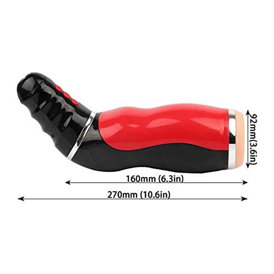 Male Masturbator Cup Adult Sex Toys for Men, Automatic Electric 5 Clamping 10 Vibrating with Various Woman Moans Stroker Masturb