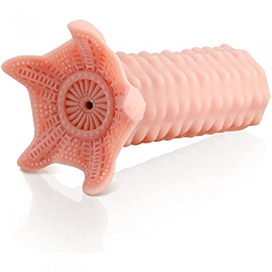 Male Masturbator SINLOLI Starfish Adult Sex Toys with 3D Realistic Texture, Own Designed Male Sex Toy for Men Masturbation