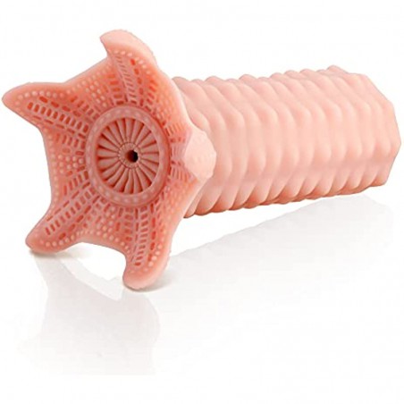 Male Masturbator SINLOLI Starfish Adult Sex Toys with 3D Realistic Texture, Own Designed Male Sex Toy for Men Masturbation