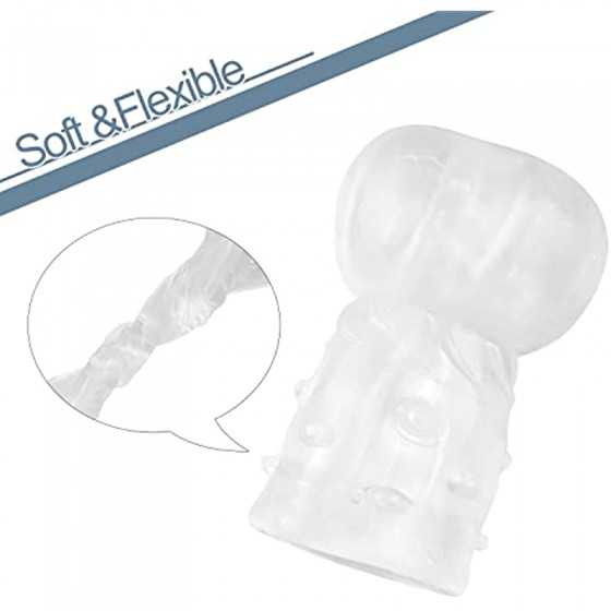Male Masturbator Cup Sex Toys for Men,Portable Transparent Pocket Pussy Stroker with Vagina Textured
