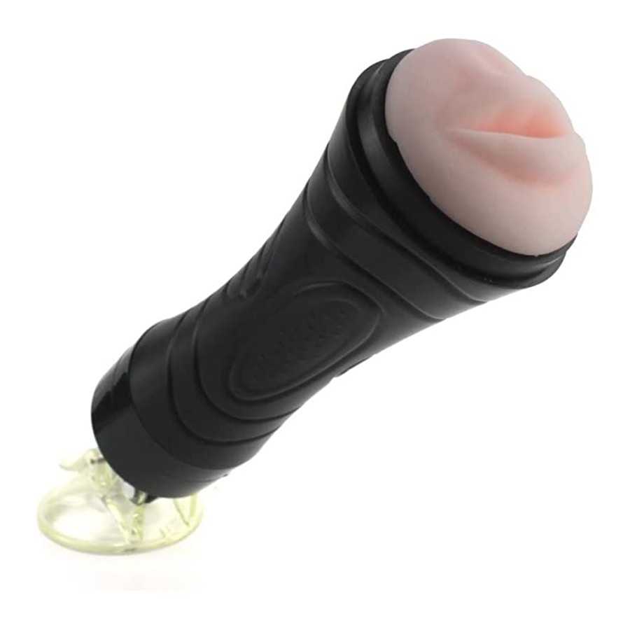BeHorny Masturbator Male Sex Toy with Hands Free Suction Cup