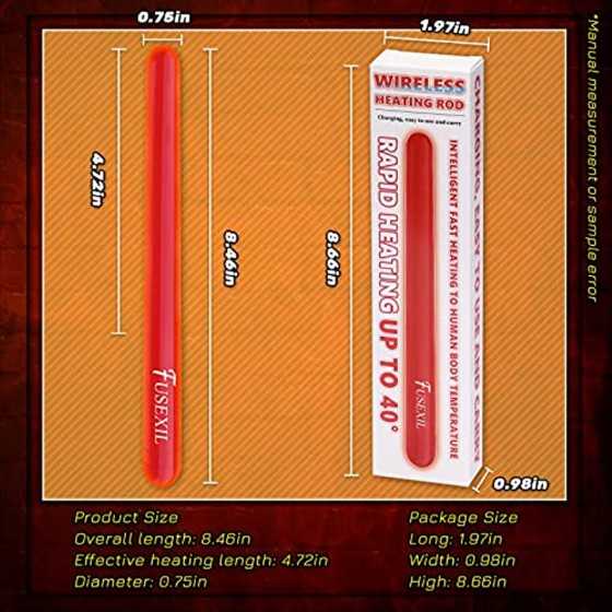 Wireless Heating Rod Heated Partner of Male Masturbator Pocket Pussy Sex Doll Fast Heating Temperature Control 40°C/104°F Power-