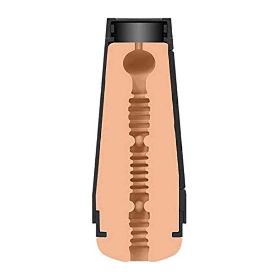 Doc Johnson Man Squeeze - Twink - Squeeze Plate for Precise Pressure - Twist End Cap to Control Suction - Discreet Premium Strok