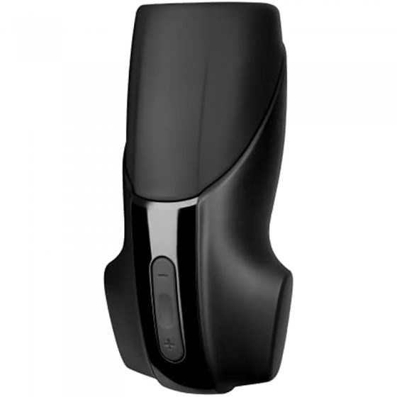 Satisfyer Men Masturbator Plus Vibration - Male Masturbation Cup, Pocket Vagina, Stroker, Realistic Feeling, Vibrating Stimulati