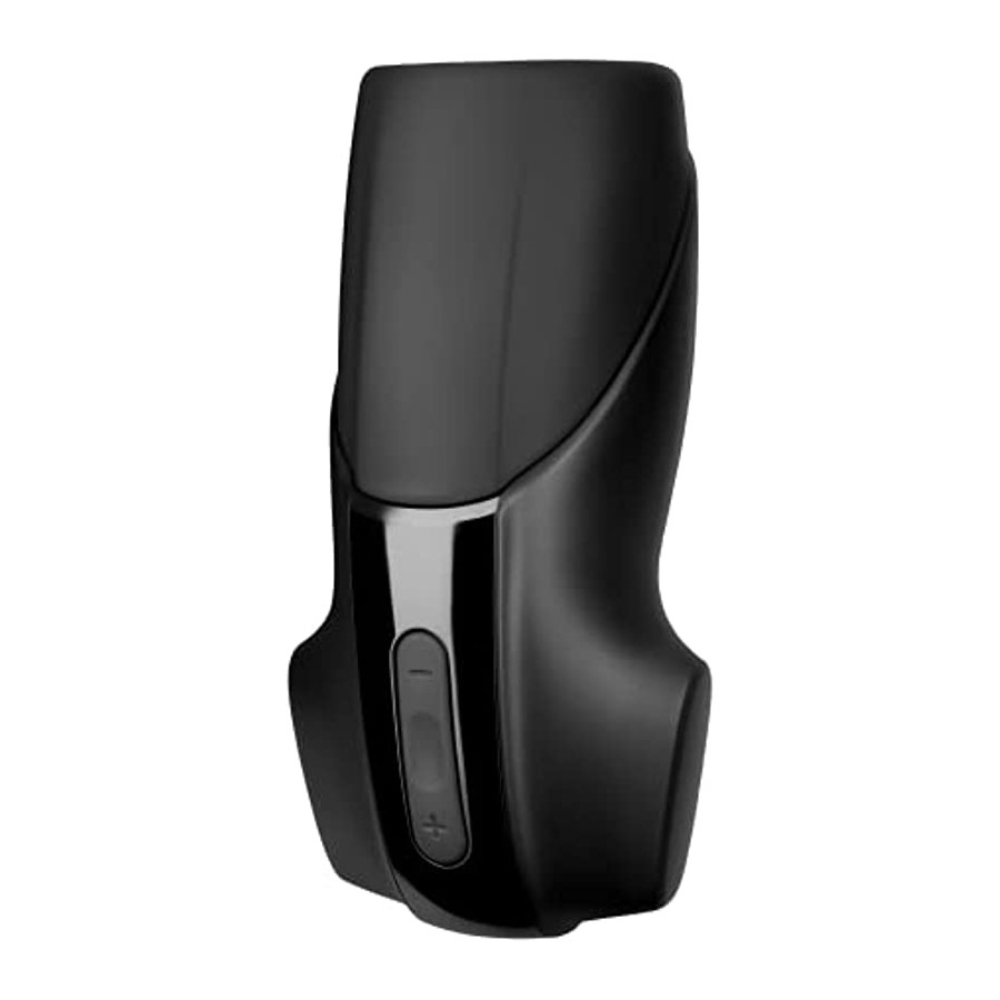 Satisfyer Men Masturbator Plus Vibration - Male Masturbation Cup, Pocket Vagina, Stroker, Realistic Feeling, Vibrating Stimulati