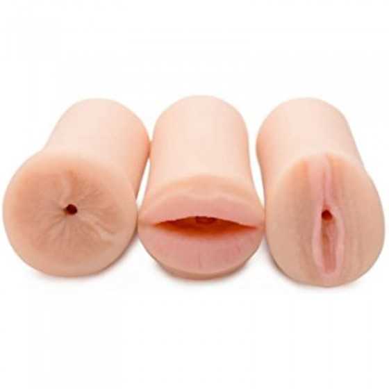 Jesse Jane Three Way Pussy Ass and Mouth Stroker Set