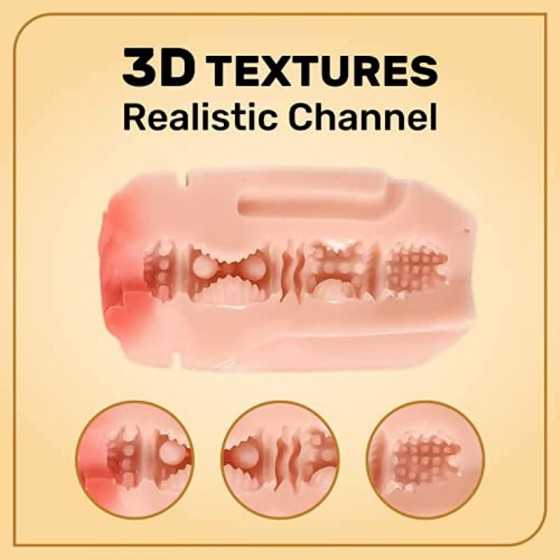 Male Masturbator Male Sex Toy, Realistic Beer Bottle Textured Pocket Pussy for Men, Masturbation Cup Mens Stroker, Toy Adult Mal