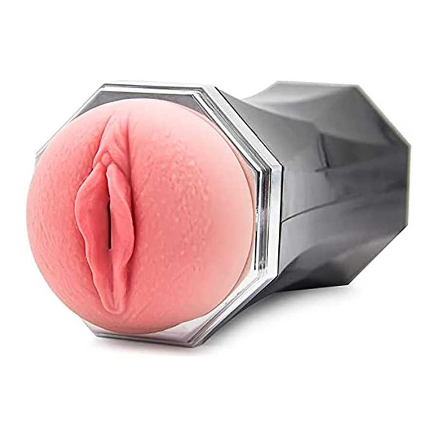 Men Massage Trainer Realistic 3D Pocket Pussuy with Tight Sleeve Stroker Mouth and Pussy Double Head Masturbration Cup Hand Free