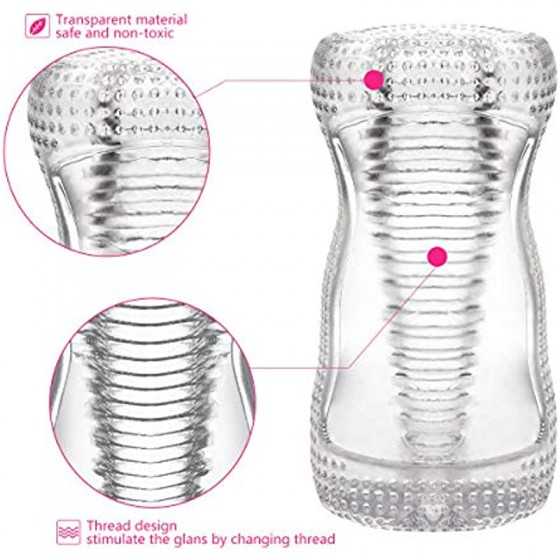 Male Masturbators for Men Vagina Vacuum Pocket Pussy Vaginator Endurance Exercise Masturbation Sex Toys Suction Airplane Cup