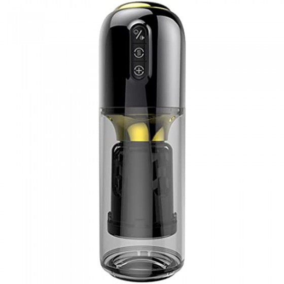 Rechargeable Automatic Male Masturbators Toys - Suction Hands Free Pocket Pussy Male Stroker with 3D Realistic Textured,Adult Se
