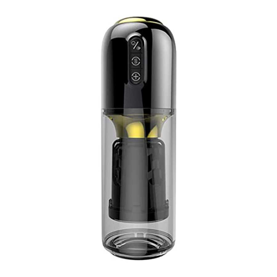 Rechargeable Automatic Male Masturbators Toys - Suction Hands Free Pocket Pussy Male Stroker with 3D Realistic Textured,Adult Se