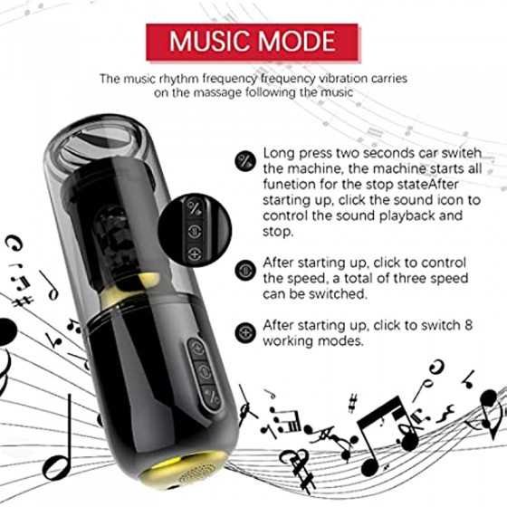 Rechargeable Automatic Male Masturbators Toys - Suction Hands Free Pocket Pussy Male Stroker with 3D Realistic Textured,Adult Se