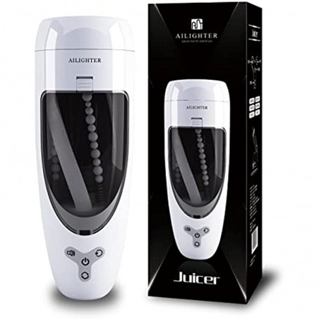Automatic Male Masturbator Cup, Heating Soft Silicone Electric Man Masturbators with 6 Thrusting Rotating Modes Hands Free Powerful Blowjob Sucking Vibrator Pussy Automatic Sex Toys with Voice