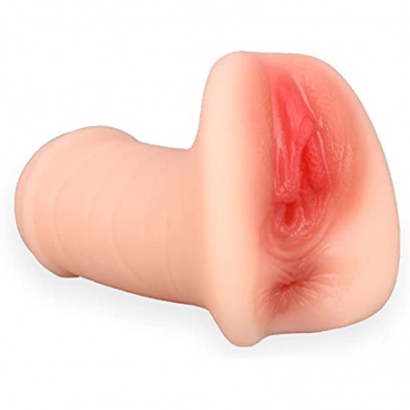 Realistic Male Masturbator Molded from A Beautiful Girl, 2 in 1 Pocket Pussy with 3D  Texture Vagina and Tight Anal, GOUSAN Upgraded Portable Male Sex Toy for Men Masturbation