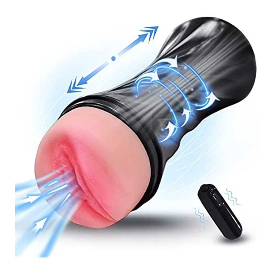 Male Masturbation Cup, Realistic Textured Vaginal Pussy, Super Soft Male Masturbation Stroker, Adult Sex Toys