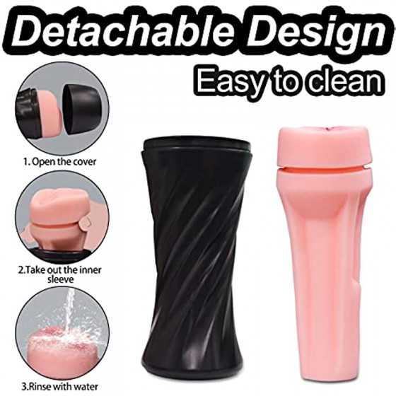 Male Masturbation Cup, Realistic Textured Vaginal Pussy, Super Soft Male Masturbation Stroker, Adult Sex Toys
