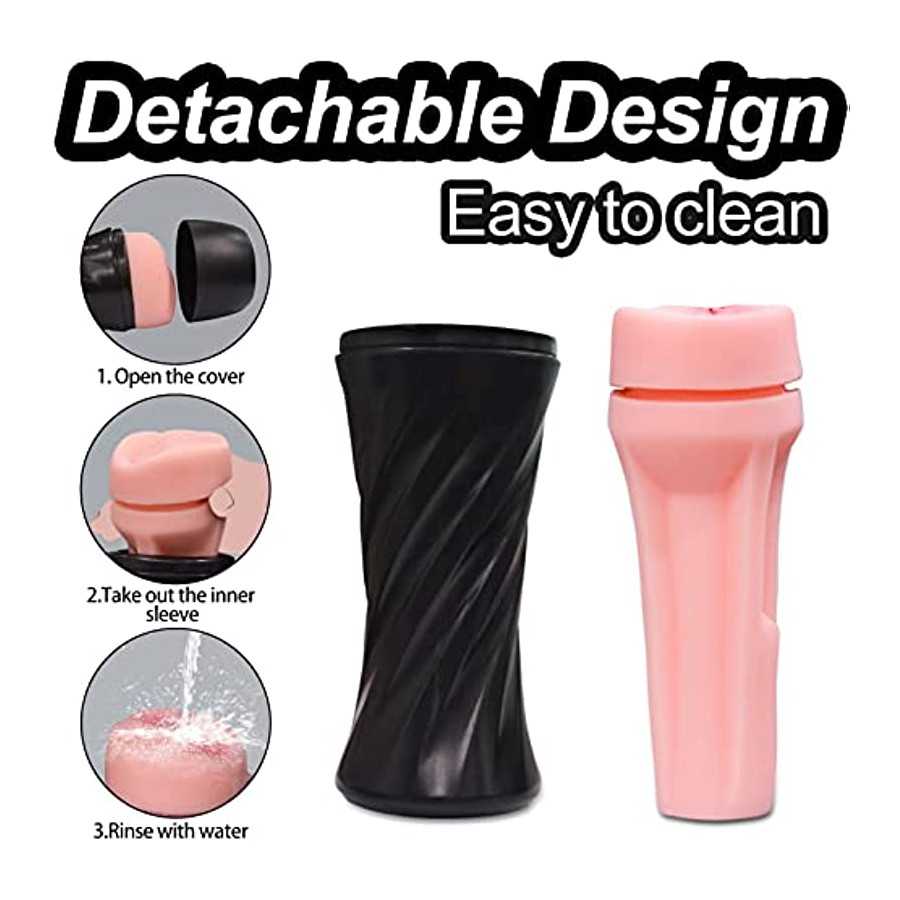 Male Masturbation Cup, Realistic Textured Vaginal Pussy, Super Soft Male Masturbation Stroker, Adult Sex Toys