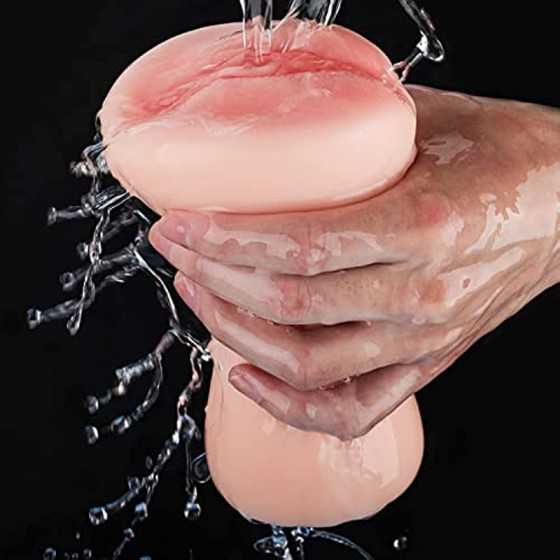 Efgove 0.5KG Sucking Male Masturbator, 3D Realistic Textured Pocket Pussy for Male Masturbation, Penis Blowjob Adult Sex Toys fo