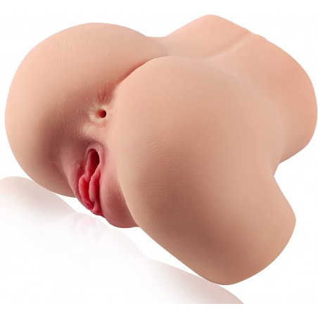 Male Masturbator with Vagina and Anal, Men's Sex Toys Male Masturbators Realistic Adult Sex Doll Hands Free Stroker 3D  Soft Butt-Sex Toys for Men Masturbation,Pocket Pussy for Men