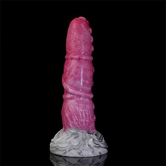 Women G Spot Dildo Vibrator Silicone Anal Dildo with Suction Cup, Remote Condrol Dildo Butt Plug Toy for Lesbian, Monster Vibrat