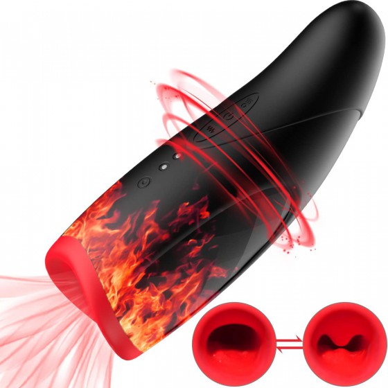 Automatic Male Masturbators -108℉ Heating Sucking Male Masturbator Adult Male Sex Toys with 10 Vibration Modes,Hands Free Male Stroker with 3D Textured Men Masturbation Cup Pocket Pussy Sex Toy