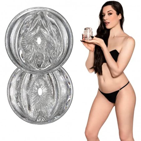 Quickshot | Stoya | Realistic Transparent Vagina and Ass Sex Toy