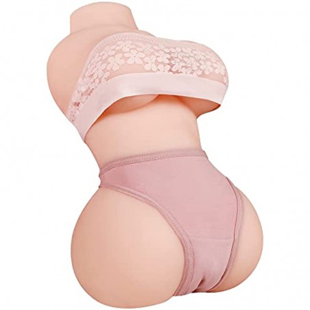 5.LB Mini Lady Sex Torso Dolls 3 in 1 Ass Vagina Boobs Male Masturbator Sex Toy for Men  Pocket Pussy Realistic Love Doll Adult Man's Pleasure Device