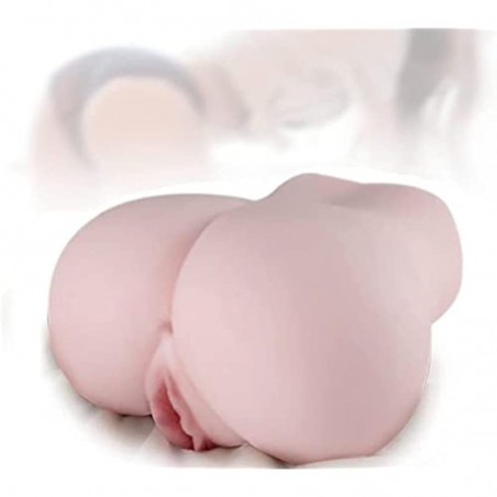 Men Massage Trainer Realistic 3D Pocket Pussycats with Tight Sleeve Stroker Mouth and Pussy Double Head Masturbration Cup Hand Free Sexy Underwear Pocket Pusssy Men Masturbator Sex Toy Sunglasses Q17
