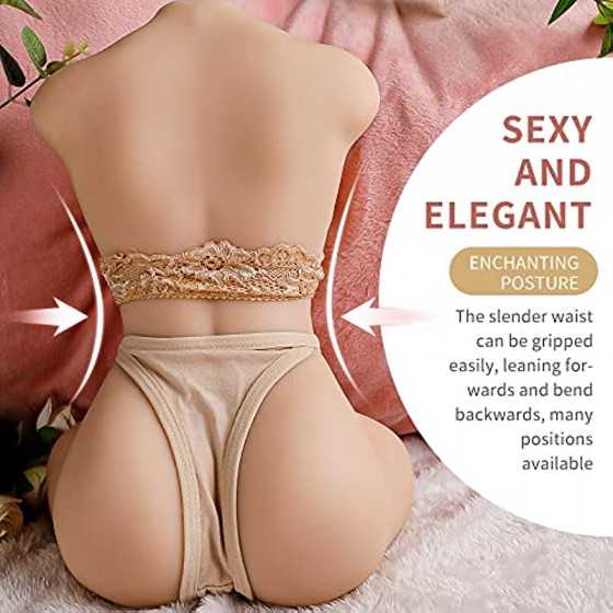 7.7LB Female Sex Doll Torso 3 in 1 Male Masturbators Adult Sex Toy Stroker for Men Vagina Boobs Ass Lifelike Pussy Doll