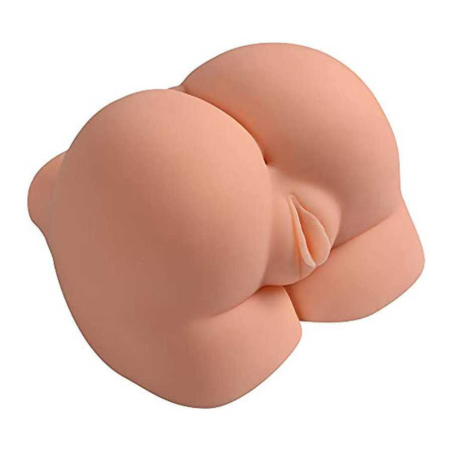Male Masturbator Big Pussy Ass Male Sex Doll, 3D Realistic Life-Sized Pussy Silicone Vagina with Anal Channel