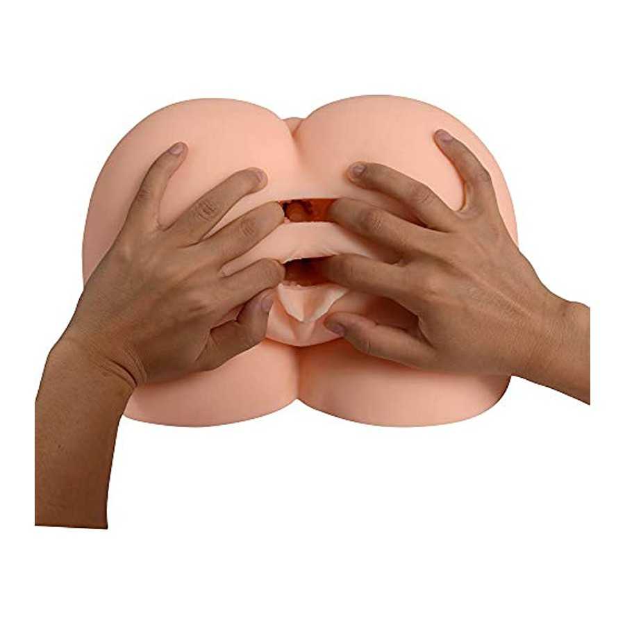 Male Masturbator Big Pussy Ass Male Sex Doll, 3D Realistic Life-Sized Pussy Silicone Vagina with Anal Channel