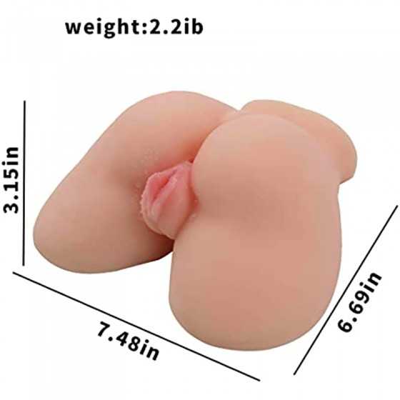 JOYLANE Body Doll Sex Toy for Men - Light Mini Adult Toy - Realistic Female Torso Flesh Light - Male Masturbator Massager Made w