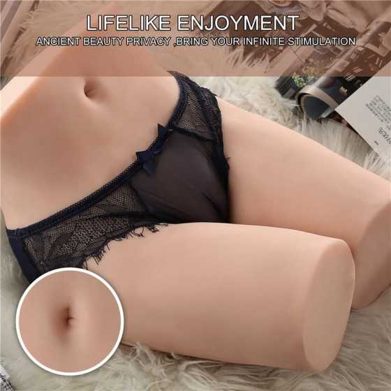 daomo Adult Sized Vibrating Sex Doll: Realistic Male Masturbators Stroker Sex Torso Toy with Pocket Pussy Ass for Mens Masturbat